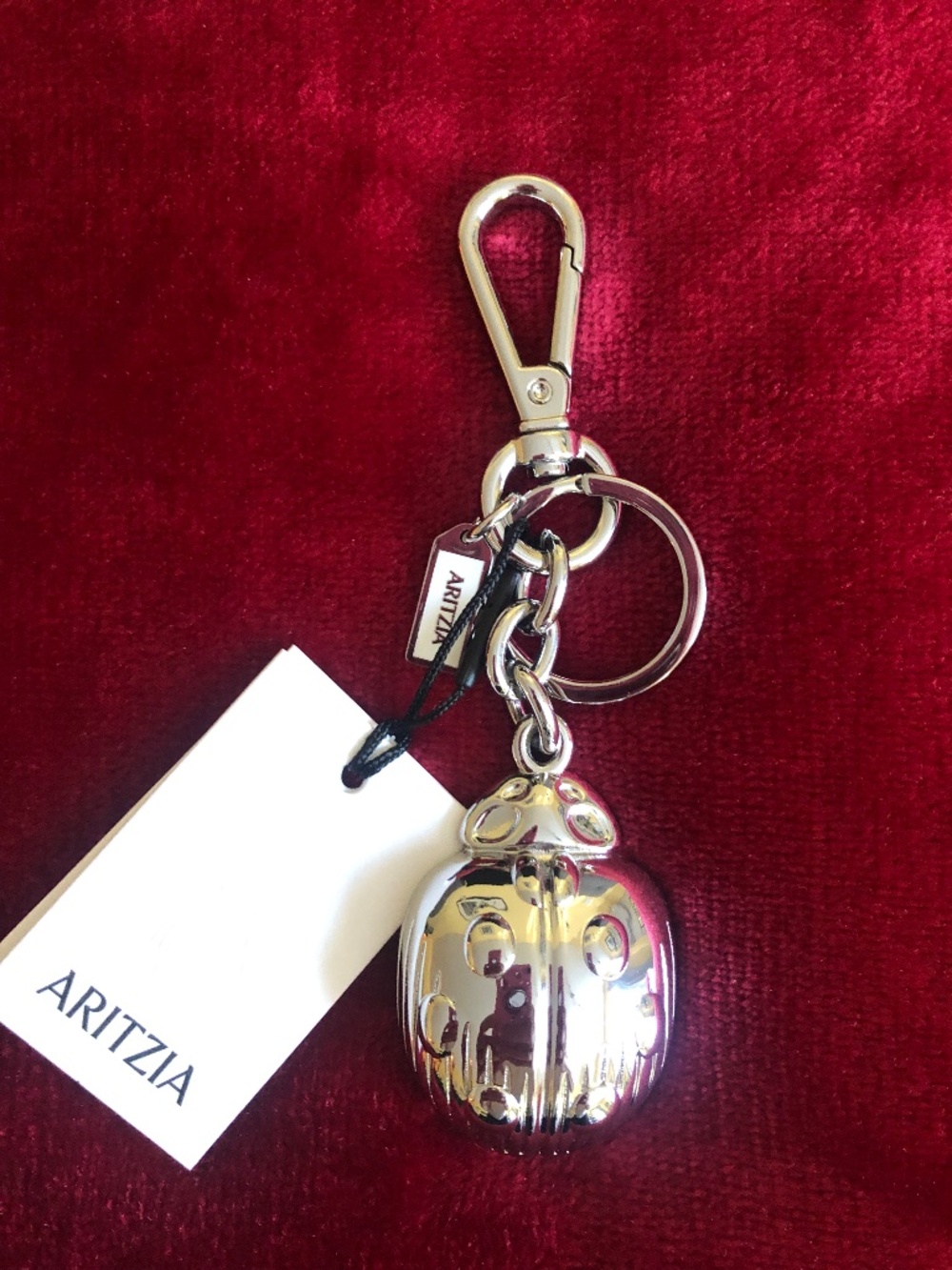 Aritzia Ladybug Charm/ keychain.NWT.